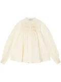 Lee Mathews Capri smocked blouse - Neutrals