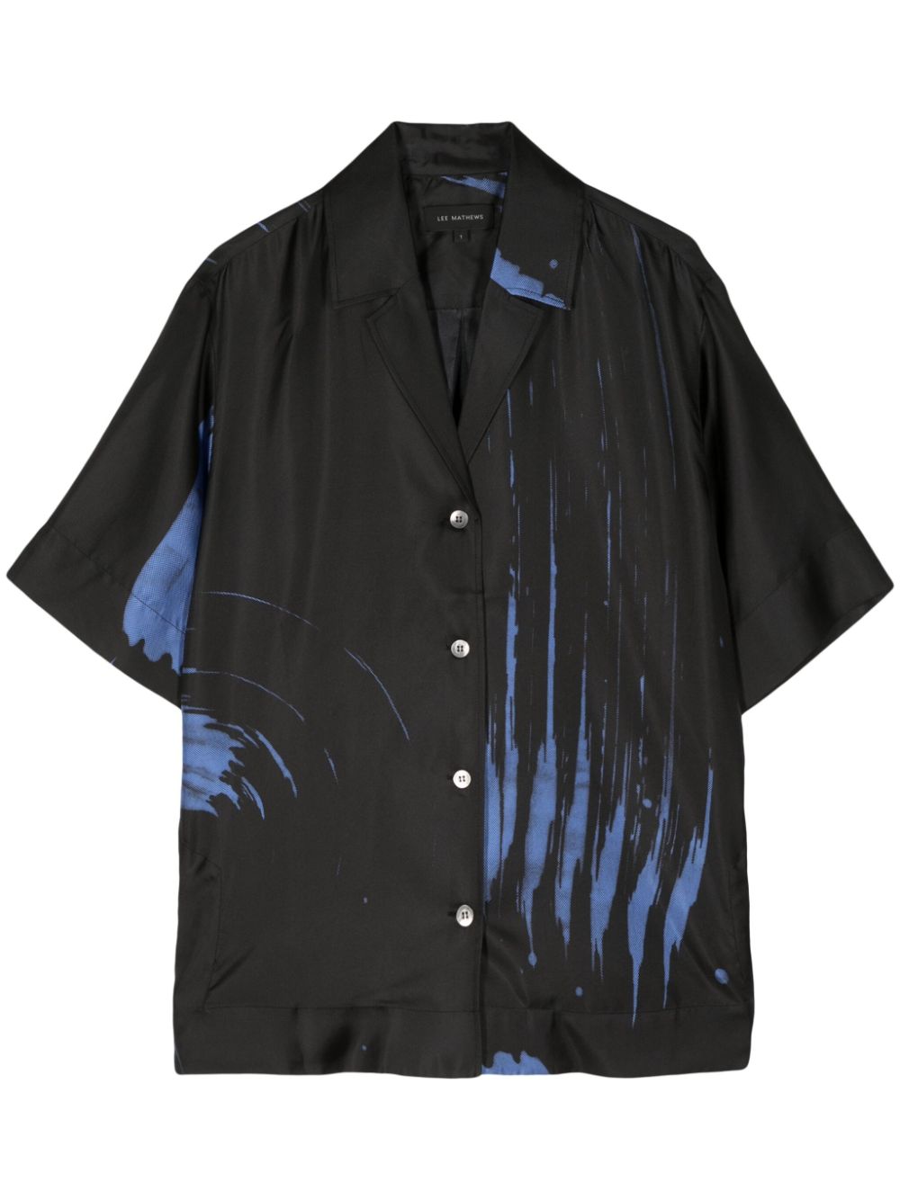 Lee Mathews Pip blouse met paisley-print Zwart