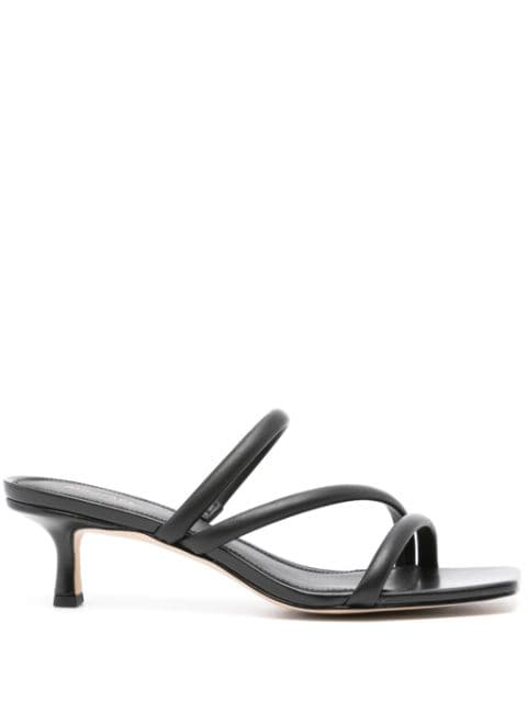 Michael Kors Collection Celia Kitten 50mm leather mules