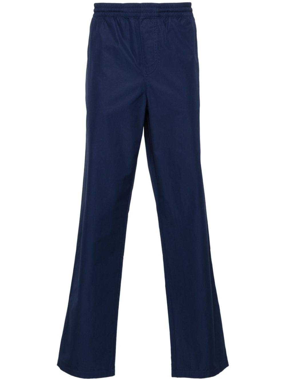 ASPESI poplin cotton straight-leg trousers Blauw