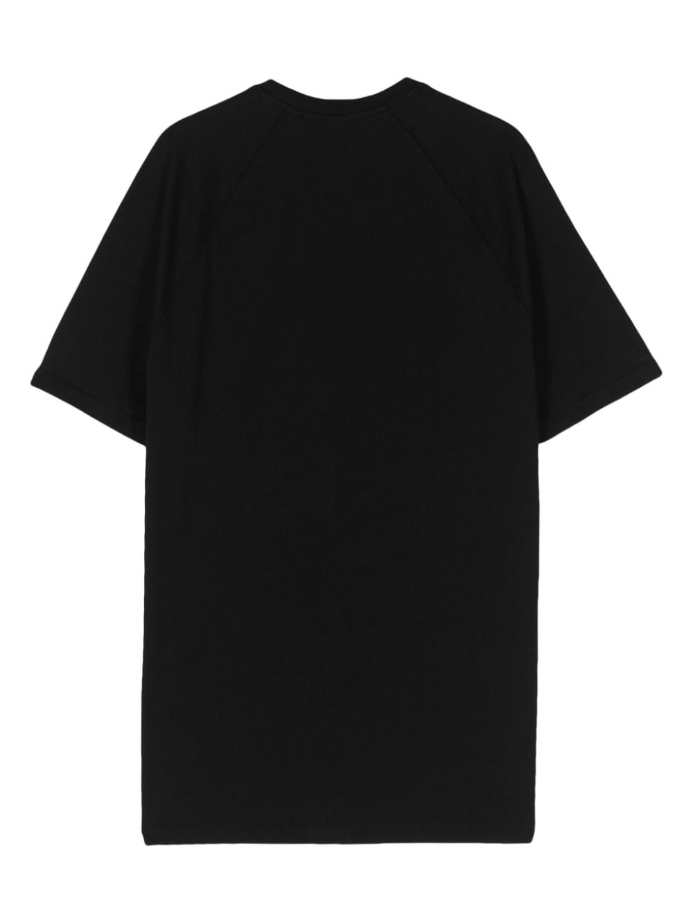 Shop Aspesi Crew-neck Cotton T-shirt In Black