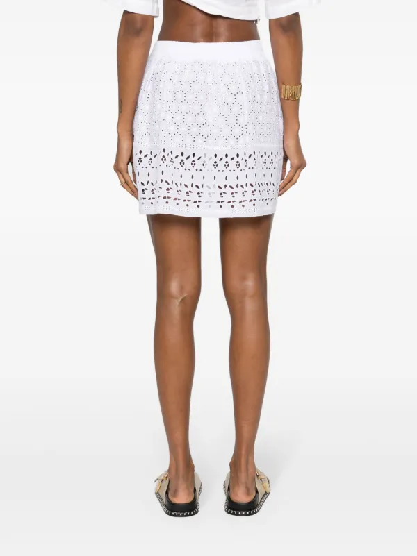 ミニスカート ERMANNO SCERVINO White viscose blend skirt Designer skirts, long and mini skirts | Ermanno Scervino