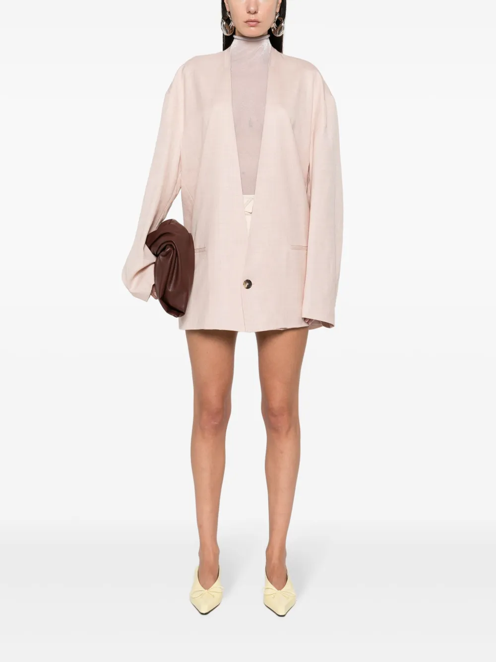 Philosophy Di Lorenzo Serafini Blazer met enkele rij knopen Roze