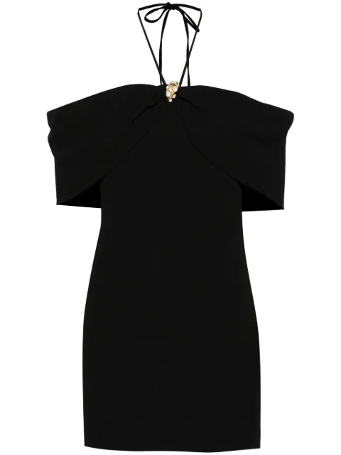 Blumarine off-shoulder crepe minidress