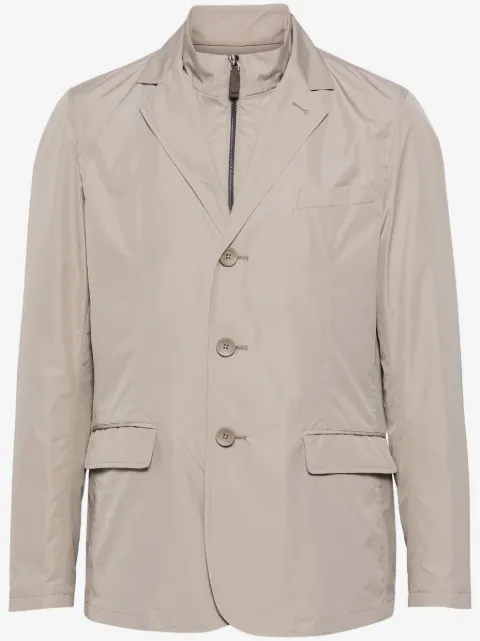 Herno Byron layered single-breasted blazer