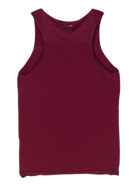 rolled-trim tank top