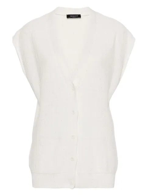Fabiana Filippi sequined V-neck vest