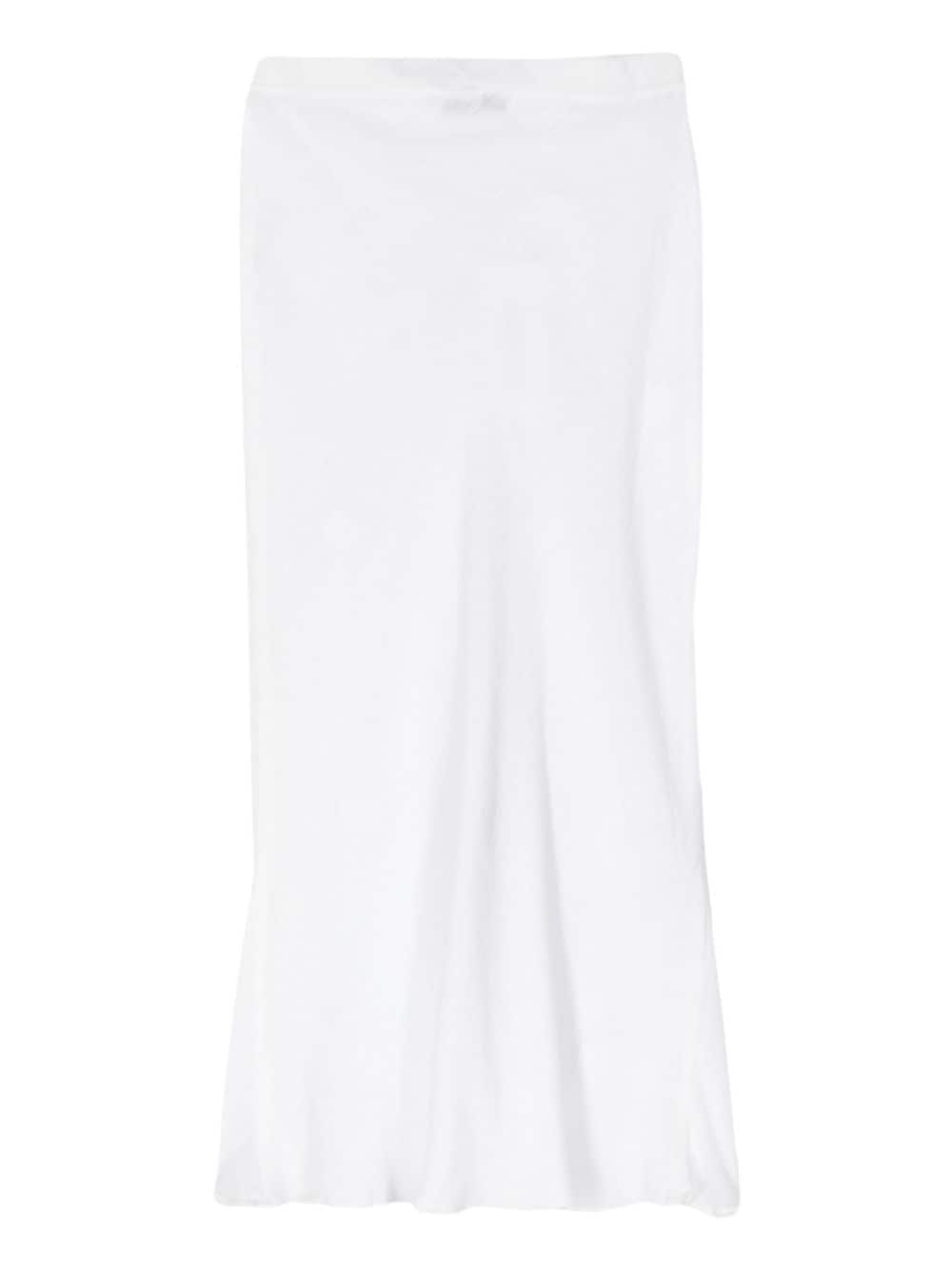 Shop Gimaguas Sequin-embellished Midi Skirt In White