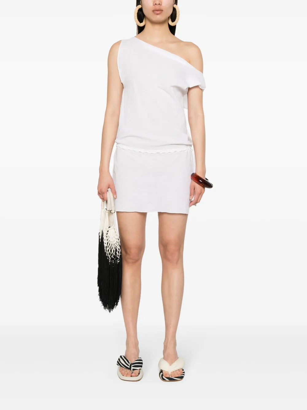 Gimaguas クロシェトリム ドレス | ホワイト | FARFETCH JP 