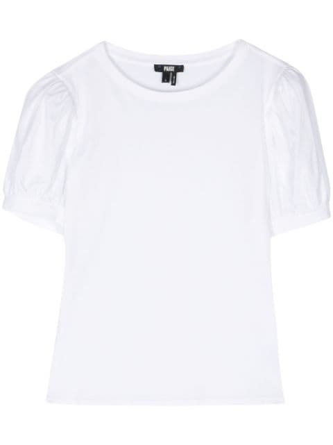 PAIGE Matcha puff-sleeve T-shirt