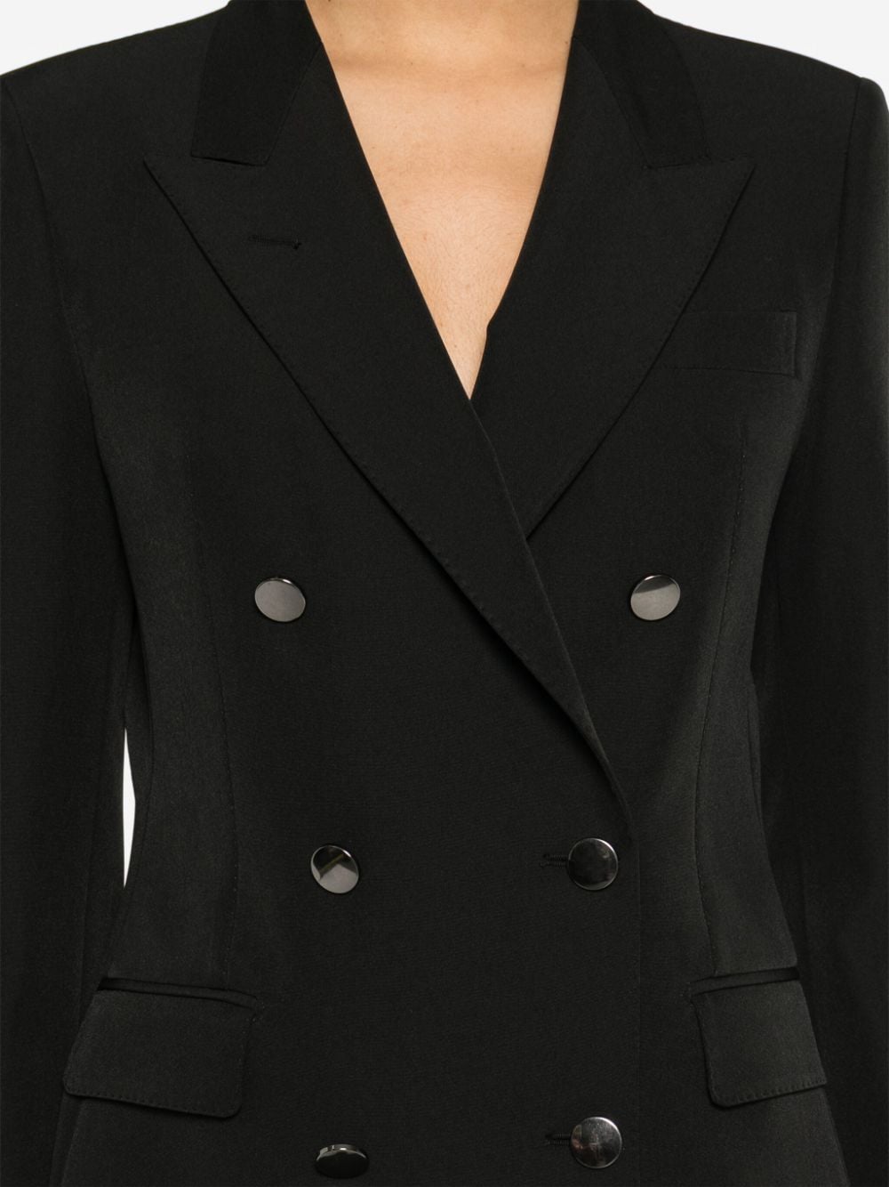 Shop Tagliatore T-parigi Double-breasted Suit In Black