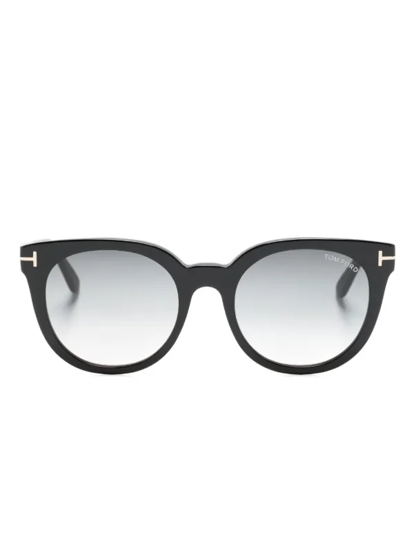 TOM FORD Eyewear Moira ラウンドフレーム サングラス | ブラック 