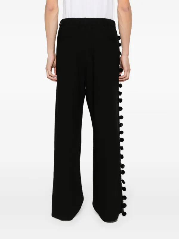 Wales Bonner Menelik drop-crotch Trousers | Black | FARFETCH