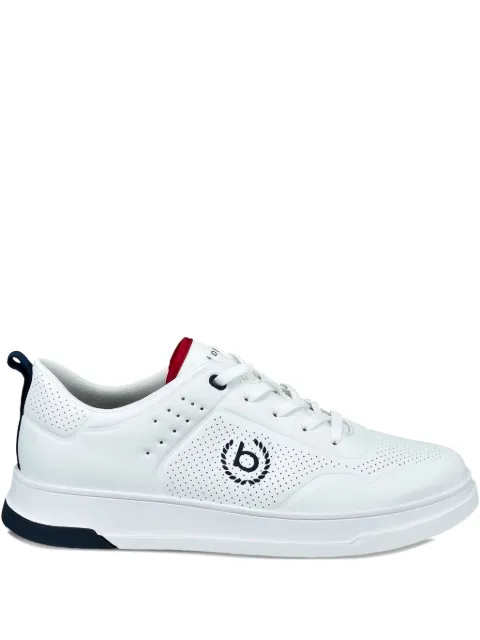 Bugatti perforated logo sneakers