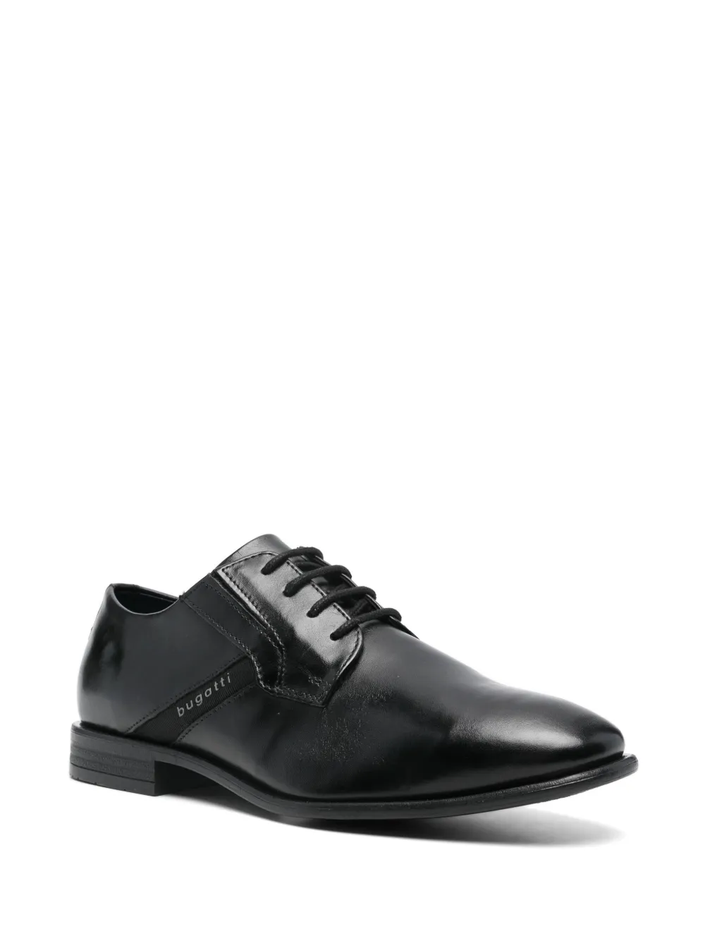Bugatti Leren derby schoenen - Zwart