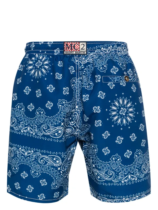 MC2 SAINT BARTH LEAH03432F10 関税送料込 MC2 Saint Barth Drawstring Swim Shorts | Yellow | FARFETCH
