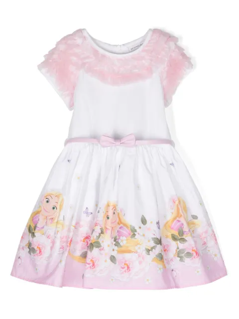 Monnalisa x Tangled cotton dress