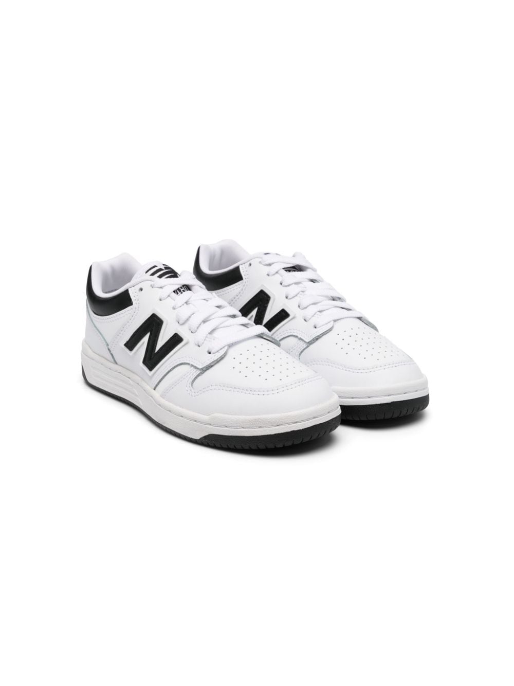 New Balance 480 logo-appliqué leather sneakers White
