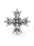 Emanuele Bicocchi crest brooch - Silver