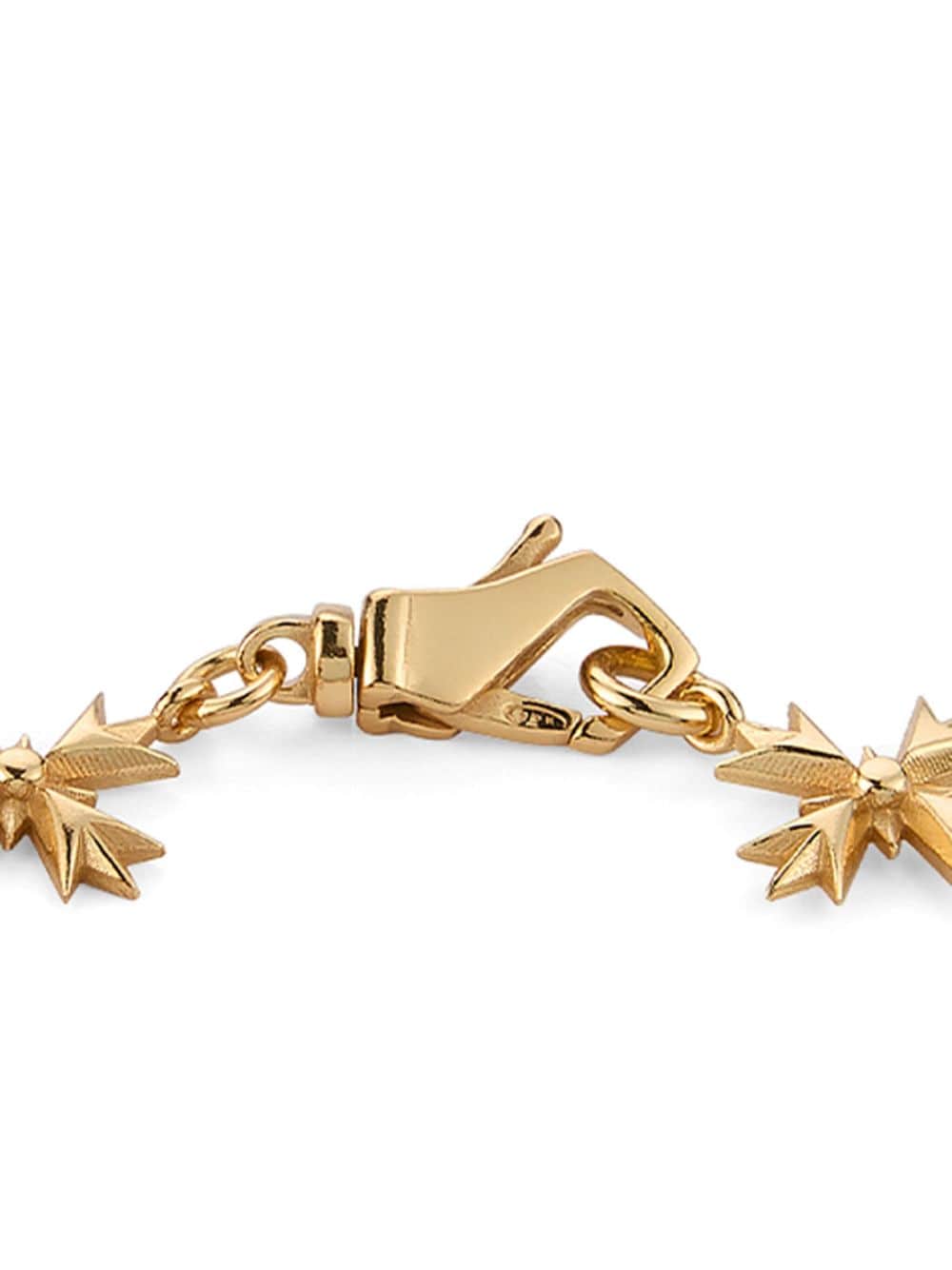 Shop Emanuele Bicocchi Crest Sterling-silver Chain Bracelet In Gold