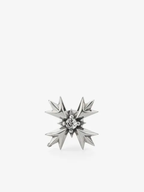 Emanuele Bicocchi Crest crystal-embellished earring