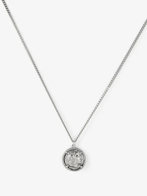Emanuele Bicocchi collar Caesar Coin en plata de ley