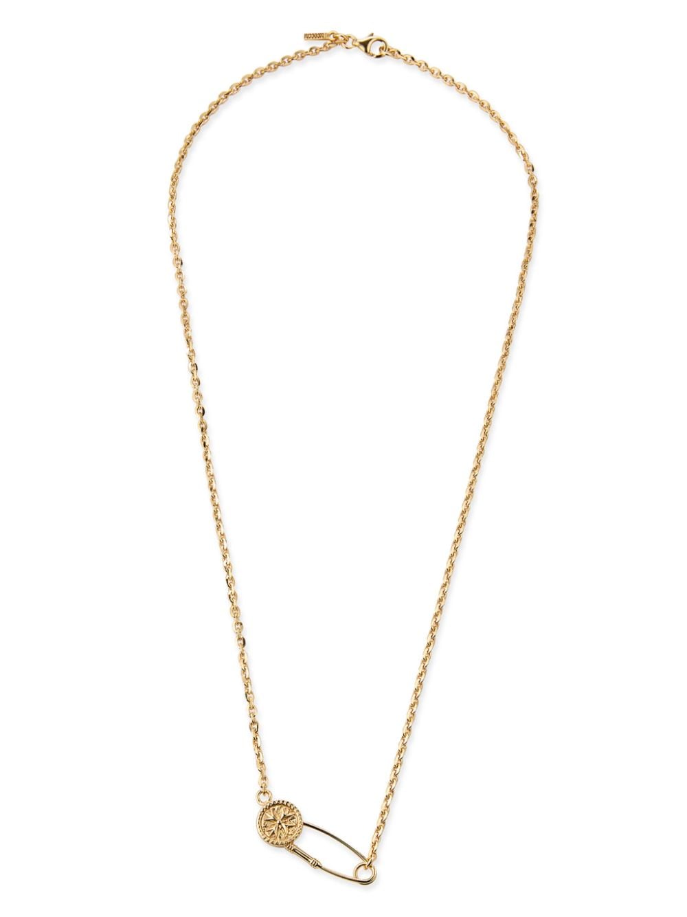 Emanuele Bicocchi crest pin necklace - Oro