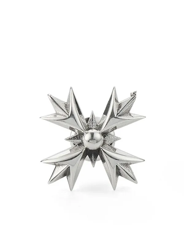 Emanuele Bicocchi クレスト ピアス | シルバートーン | FARFETCH JP