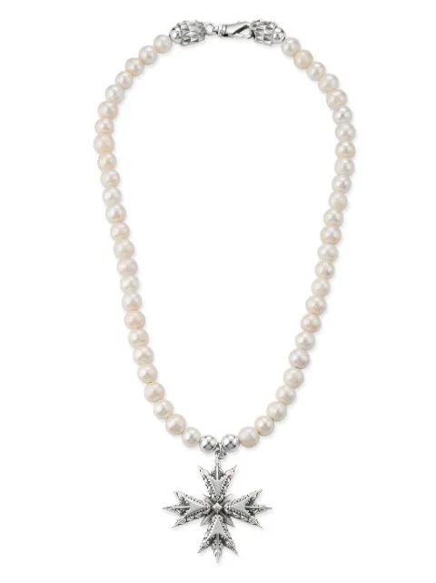 Emanuele Bicocchi EB Crest pearl necklace