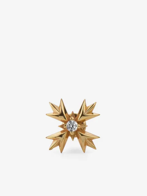 Emanuele Bicocchi Crest crystal-embellished earring