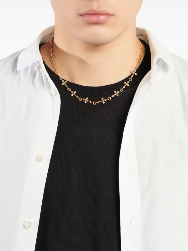 関税込み★Emanuele Bicocchi★Avelli Cross ネックレス Sterling Silver Avelli Cross Necklace | EMANUELE BICOCCHI