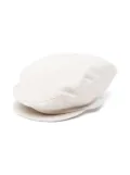 Fay Kids peaked linen beret - Neutrals