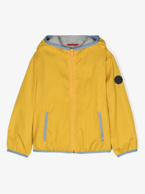 Fay Kids logo-appliqué hooded jacket