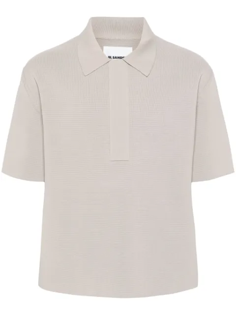 Jil Sander knitted polo shirt