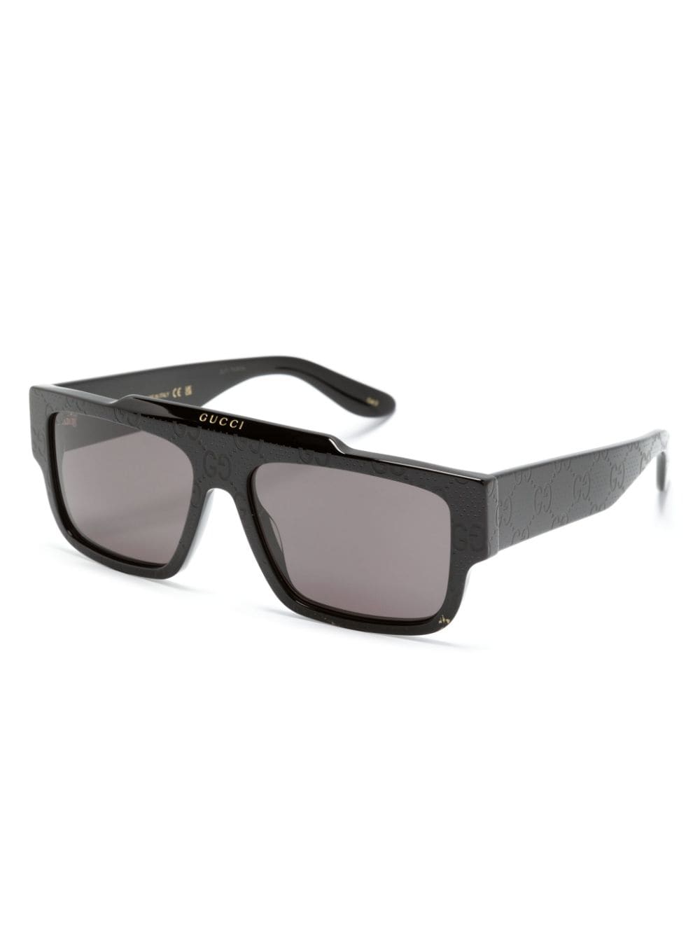 Gucci Eyewear GG Supreme zonnebril met oversized montuur Zwart