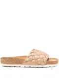 Bugatti woven leather sandals - Brown