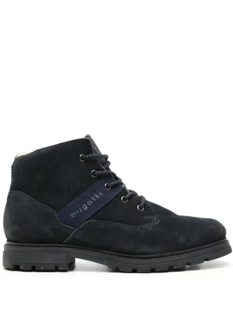 Bugatti Vivo logo-tape suede boots