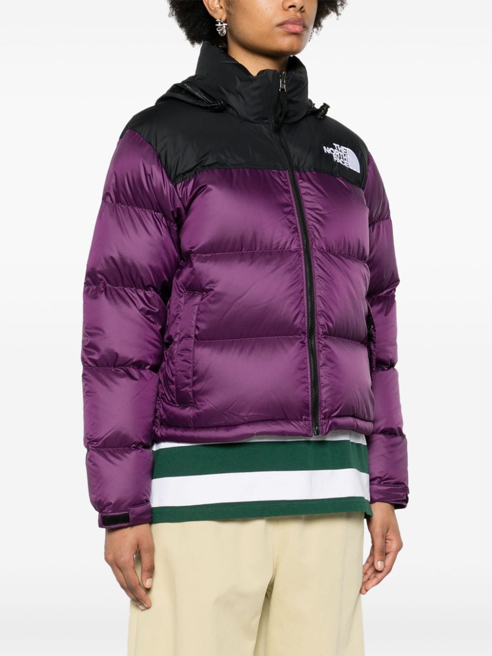 Shop The North Face 1996 Retro Nuptse Padded Jacket In Purple