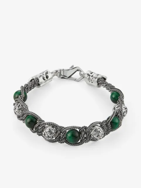 Emanuele Bicocchi Arabesque Shamballa silver bracelet