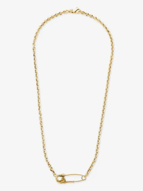 Emanuele Bicocchi Arabesque Pin silver necklace
