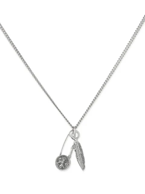 Emanuele Bicocchi collar en plata de ley con dije