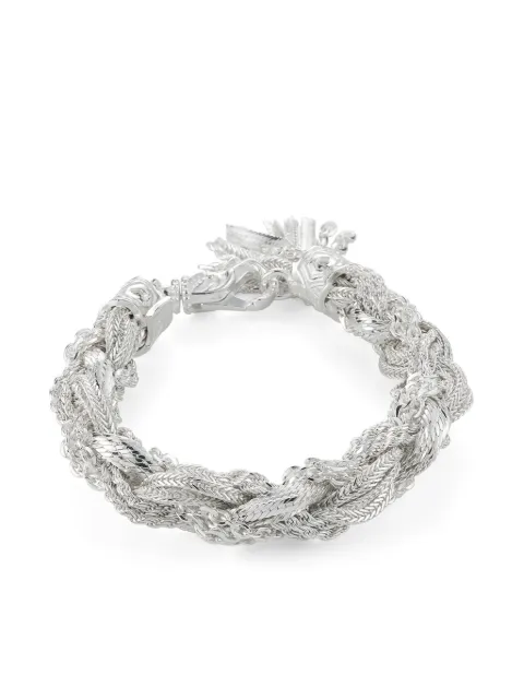 Emanuele Bicocchi rope-chain silver bracelet