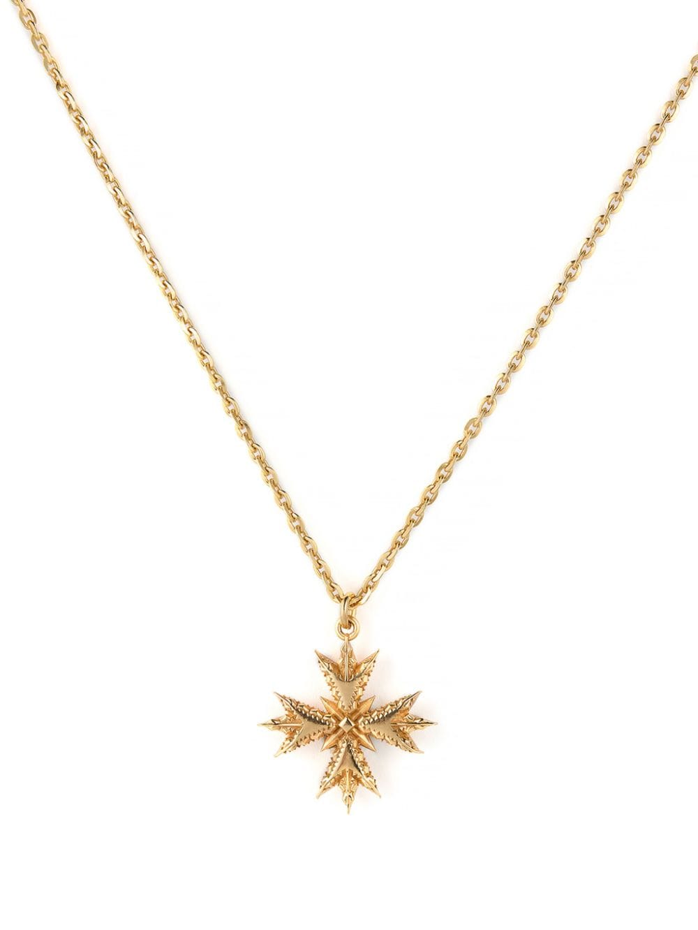 Shop Emanuele Bicocchi Eb Crest Silver Necklace In Gold