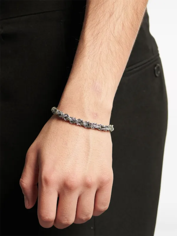 Emanuele Bicocchi ラウンド ブレスレット | シルバートーン | FARFETCH JP