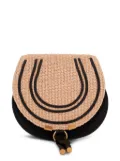 Chloé small Marcie leather-piping crossbody bag - Neutrals