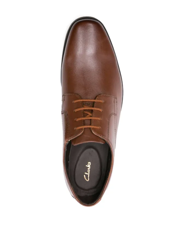 【新品未使用】Clarks collection ブラウンレザー ドレスシューズ Clarks - Clarks(クラークス) シューズ 5D レディース