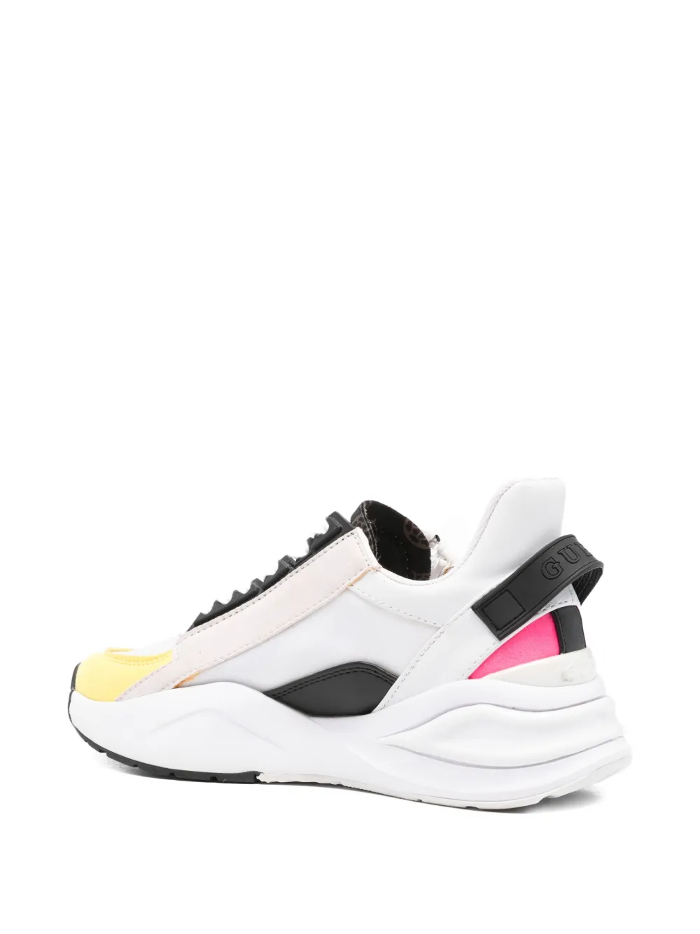 GUESS USA zip-detail panelled sneakers White