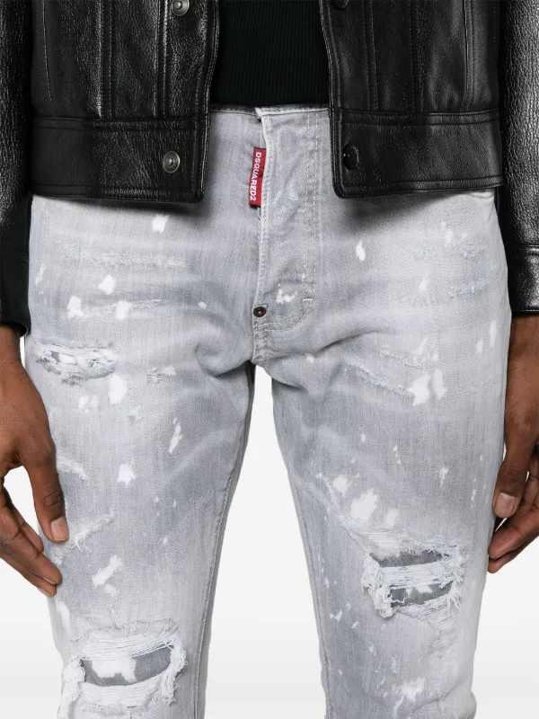 D squared2★ボーイズ クールガイ ジーンズ グレー★送関込 DSQUARED2 Cool Guy スリムジーンズ | グレー | FARFETCH JP