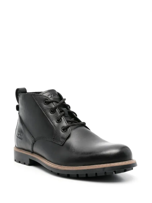 Clarks Westcombe レザーアンクルブーツ | ブラック | FARFETCH JP