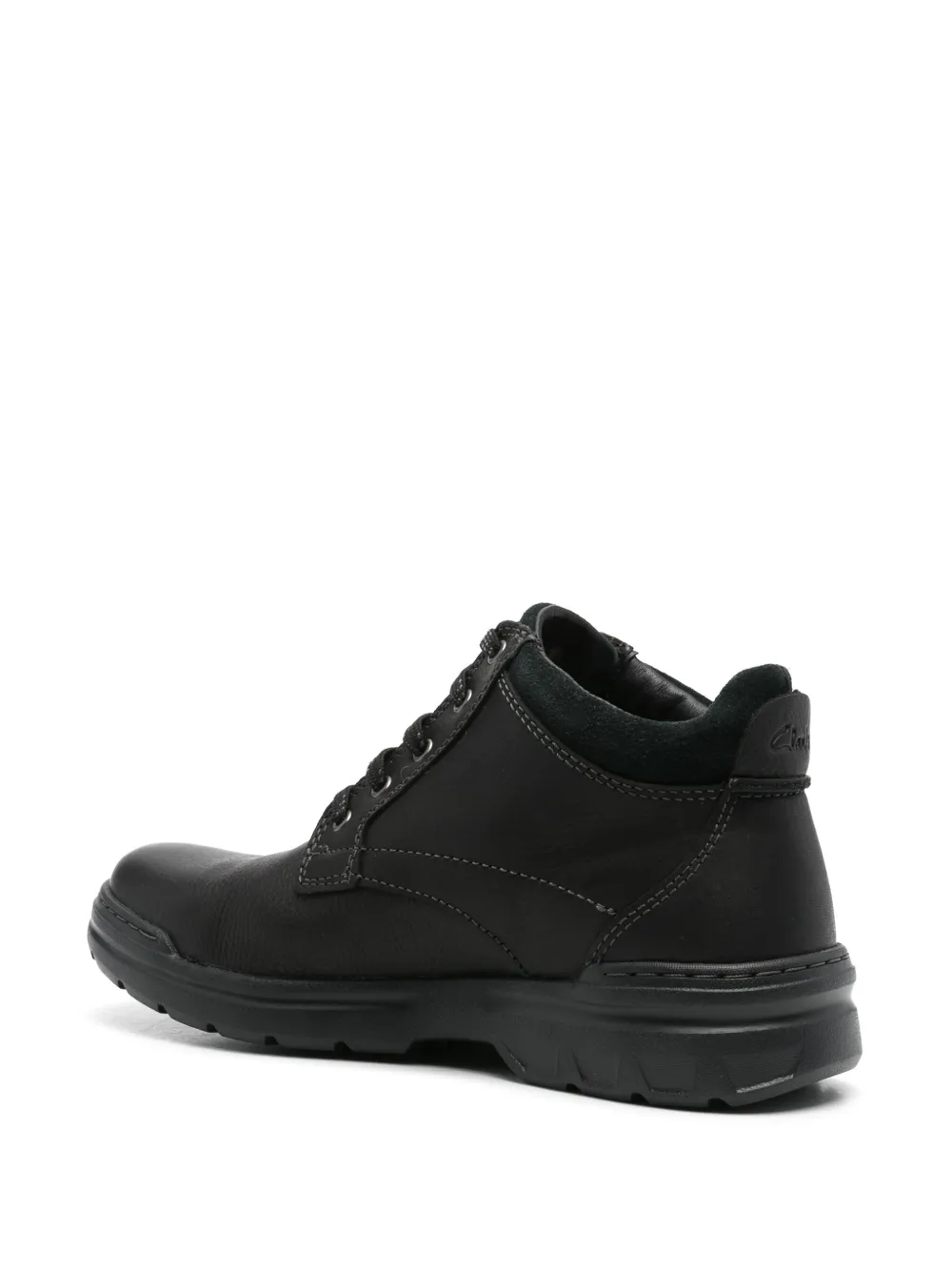 Clarks Rockie2 Up GTX leather boots Black